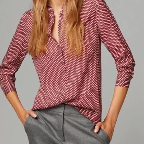 -Women's Mandarin Collar Long Sleeve Button Down Top NWOT - Picture 1 of 5